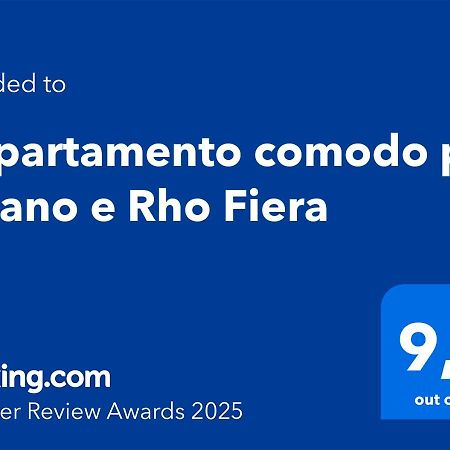 Appartamento Comodo Per Milano E Rho Fiera Bagian luar foto